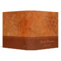 Burnt orange vintage graduation memory book binder binder