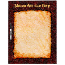 Burnt Parchment Large Dry Erase Board