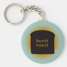Burnt Toast Keychain