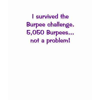 Burpee Challenge T Shirts by albanycrossfit