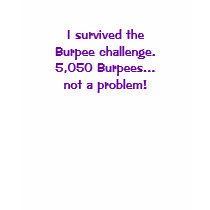 Burpee Challenge t-shirts
