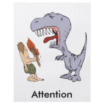Burping Dinosaur flyers