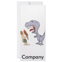 Burping Dinosaur rack cards