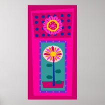 Burst Flower Print