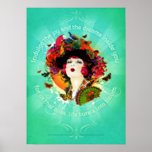 Burst into Bloom Posters