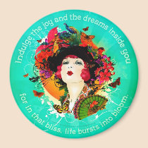 Burst into Bloom magnets