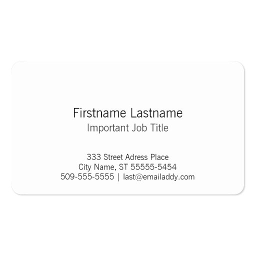 Burst (Letterpress Style Background) Business Card (back side)