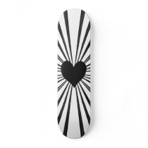 Burst Of Love (Black) Skate Board Deck