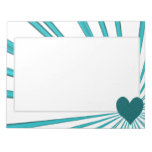 Burst Of Love (Light Blue) Notepad