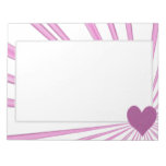 Burst Of Love (Pink) Memo Note Pads