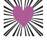 Burst Of Love (Pink on Black) T Shirt