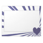Burst Of Love (Purple) Memo Pads