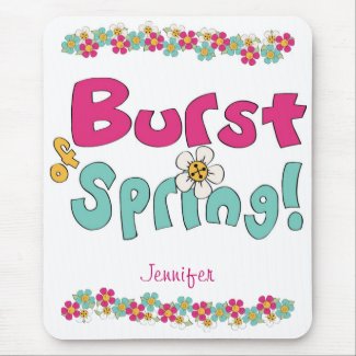 Burst of Spring Mousepad