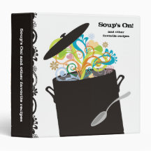 Bursting aromas cooking pot recipe cookbook binder