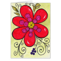Bursting Bloom Card