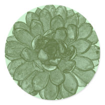 Bursting Open - Green and Blue Sticker