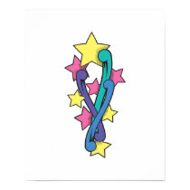Bursting Stars Tattoo Design posters