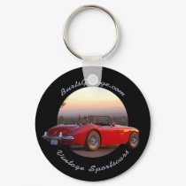 BurtsGarage.com Vintage Sportscars Keychain