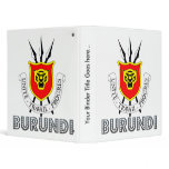 Burundi Coat of Arms Binders