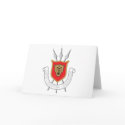 Burundi Coat of Arms Greeting Card