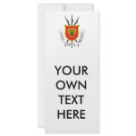 Burundi Coat of Arms Customized Rack Card