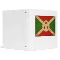 Burundi Flag Vinyl Binders