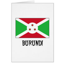 Burundi Flag cards by flagshirt Burundi Flag cards
