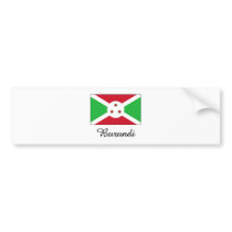 Burundi Flag Design bumper stickers by flagshirt Burundi Flag Design bumper stickers