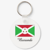 Burundi Flag Design keychains