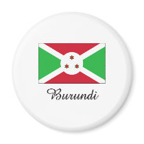 Burundi Flag Design magnets