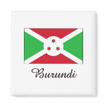 Burundi Flag Design magnets