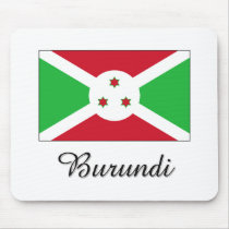 Burundi Flag Design mousepads
