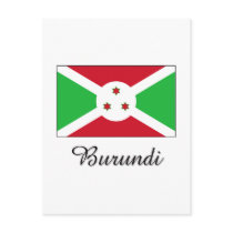 Burundi Flag Design postcards by flagshirt Burundi Flag Design postcards