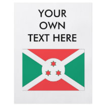 Burundi Flag flyers