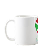 Burundi Flag Heart mugs by Vexillophile Burundi Flag Heart mugs