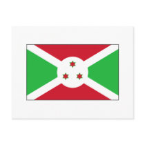 Burundi FLAG International postcards by flagshirt Burundi FLAG International postcards