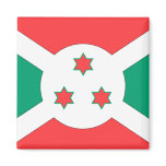 Burundi Flag Fridge Magnet