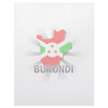 Burundi Flag Map 2.0 Letterhead Template