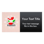 Burundi Flag Map 2.0 Photo Card Template