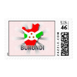 Burundi Flag Map 2.0 Stamp