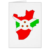 Burundi flag map cards by FlagStore Burundi flag map cards