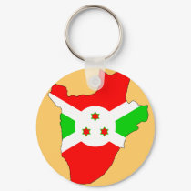 Burundi flag map keychains
