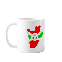 Burundi flag map mugs by FlagStore Burundi flag map mugs