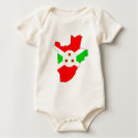 Burundi flag map t-shirts