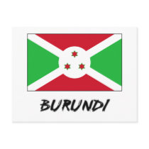 Burundi Flag postcards by flagshirt Burundi Flag postcards