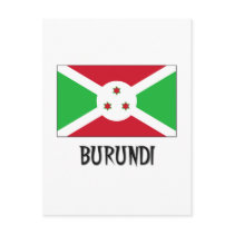 Burundi Flag postcards by flagshirt Burundi Flag postcards