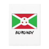 Burundi Flag postcards by flagshirt Burundi Flag postcards
