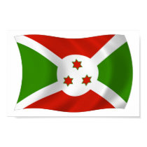 Burundi Flag Poster Print by LivingFlags2 Burundi Flag Poster Print