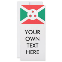 Burundi Flag rack cards