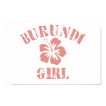 Burundi Pink Girl posters by repofcountries Burundi Pink Girl posters